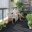 30cm L x 30cm W Plastic Interlocking Deck Tile-1451356698