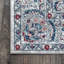 Tapis gris clair / rouge Lazo Modern-610850789