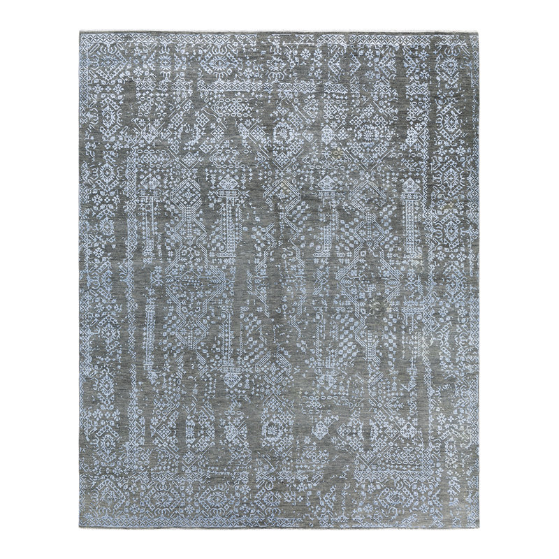 Overdyed One-of-a-Kind 8' 1" X 10' 1" Hand Knotted Area Rug