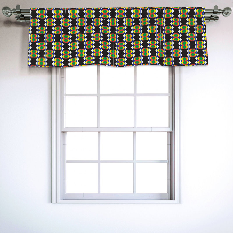 Sateen Ruffled Window Valance