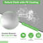 48''''x24''''x60'''' Mylar Hydroponic Grow Tent W/observation Window & Floor Tray Grey