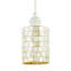 Modern Cylindrical Pendant Light Shade Mother Of Pearl Style Mosaic By 
