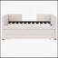 Lit de jour simple tapissier en chenille avec lit gigogne et 3 tiroirs de rangement, canapé-lit moderne peu encombrant pour les invités et les salons, aucun sommier nécessaire-644644875