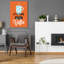 «Coffee Time Orange» par - Impression sans cadre-910901401