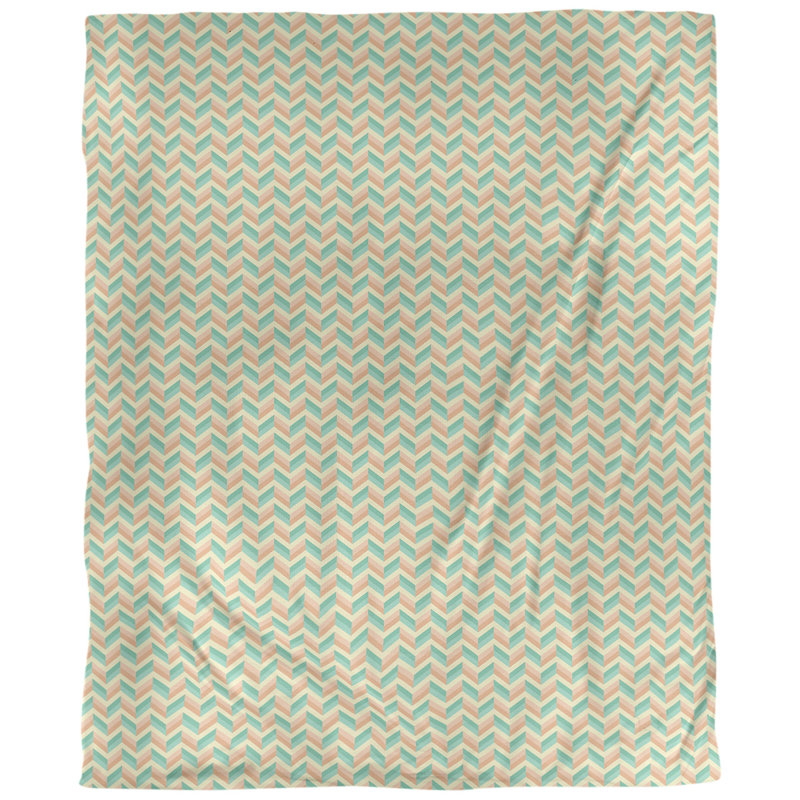 Tissu, Polyester filé, L 56 po x l 36 po, Vert / Orange