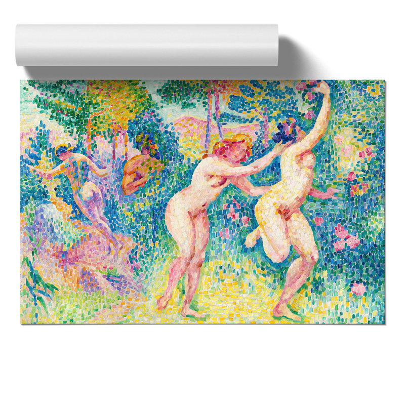 The Nymphs by Henri Edmond Cross - Frameless Print, 42cm H x 59cm W x 0.1cm D