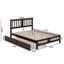 Lit plateforme en bois massif Anakin avec lit gigogne assorti-63783813-86105987