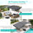 Free Standing Retractable Awning With Weighted Base