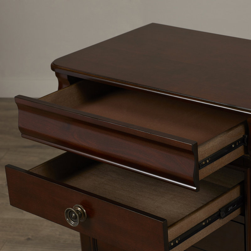 Altigarron 30'' W Nightstand, Cherry