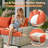 59" Wide Outdoor Wicker Loveseat With Cushions, Modular Patio Sofa Seat With Left And Right Arm Sofa-2133375282