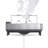simplehuman Kitchen Dish Drying Rack with Swivel Spout, Fingerprint-Proof Stainless Steel Frame-92586004