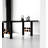 Ancient Chinese Style Black Solid Wood Rectangular Dining Table-111017847