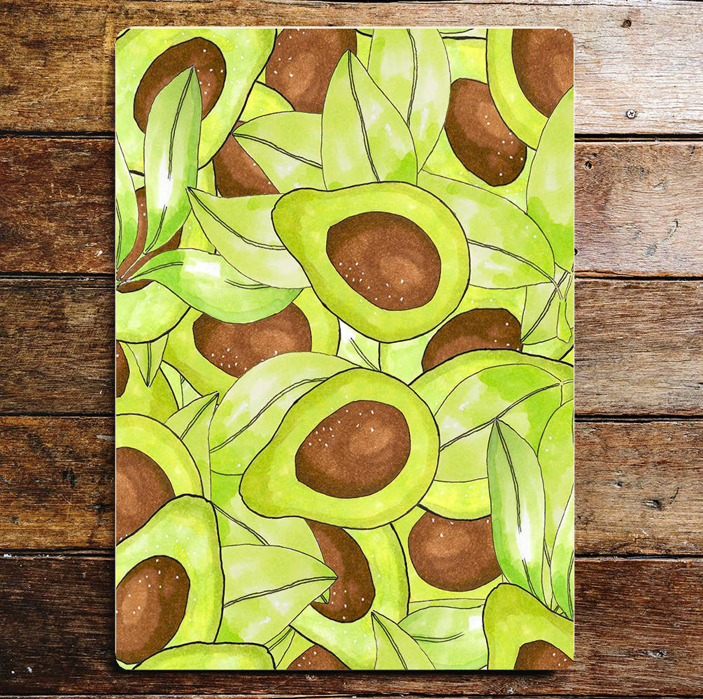 Wanddekoration 70's Style Avocado Pattern