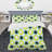 Blue and Green Circle Pattern - Abstract Duvet Cover Set - Microfiber Polyester-456644010