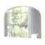 Drumourne Simple Arched Overmantle Mirror-793484649