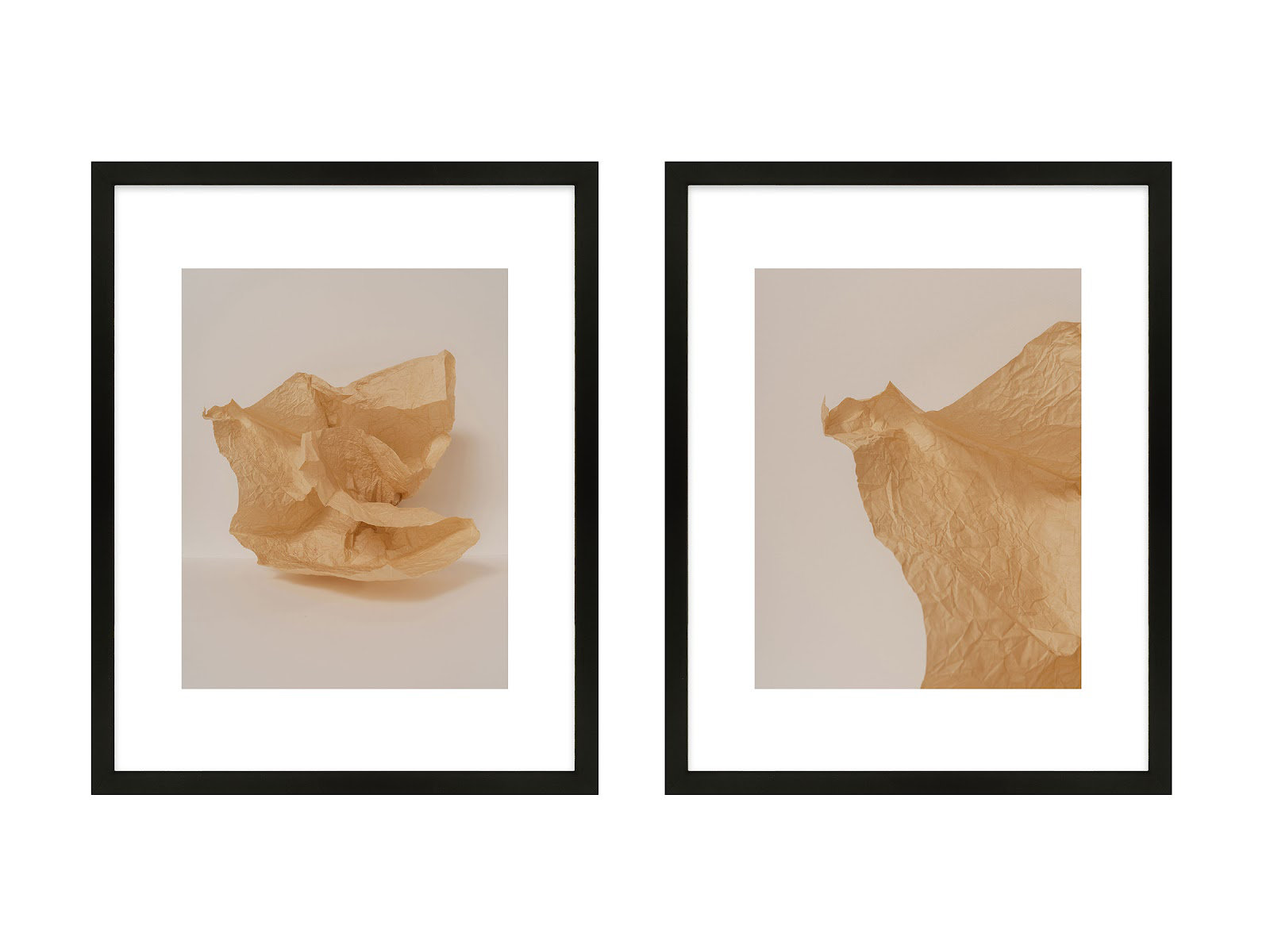 Lorena "Unpackage" 2-Piece Photo Set, Black, 25" H x 20" W x 1.25" D