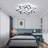 Izzabella 10 - Light 33.4" Acrylic LED Flush Mount-673221477