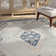 Christa Oriental Gray/Navy Area Rug
