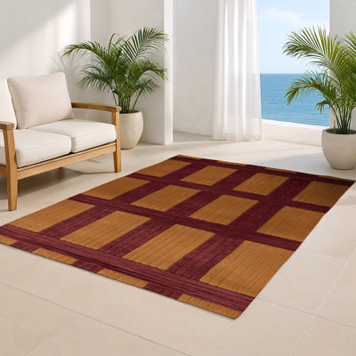 Tapis rouge intérieur et extérieur Trellis