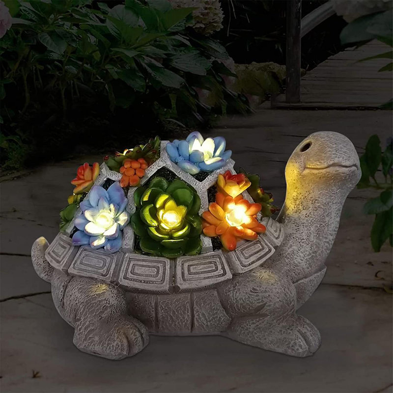 Peppina Tortoise Plastic Garden Statue