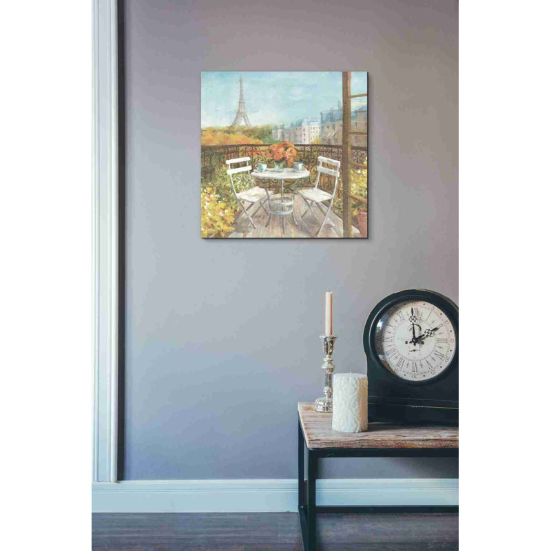 «Sept à Paris» par Danhui Nai, art mural sur toile, H 18 po x l 18 po