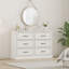 Table de tiroir blanc antique - Armoire de rangement pour chambre à coucher-1493652986
