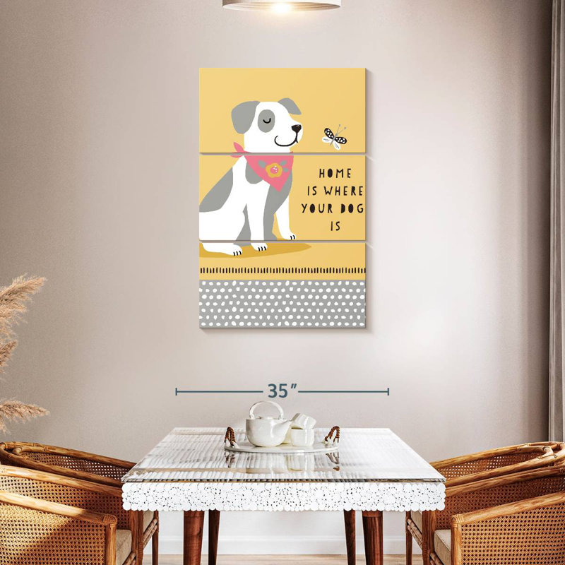 Brampt Dog Patch I, 45" H x 28" W