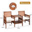 Gulzaar Solid Wood Acacia Outdoor Bench
