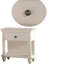 Table de chevet contemporaine avec 1 et tablette en bois de peuplier de fabrication moderne