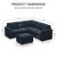 Ensemble de canapé modulaire en L Aubade-1577709486