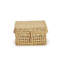Ensemble de 3 boîtes de rangement en corde de jute fabriquées à la main H 15 po