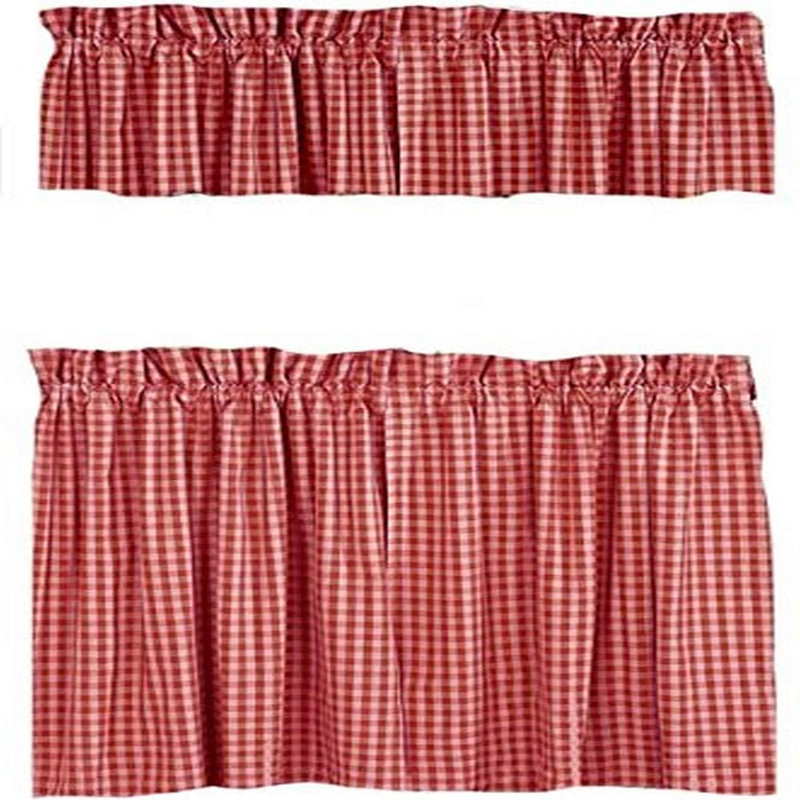 Paire de rideaux obscurcissant Chittening, Rouge, l 72 po x L 36 po
