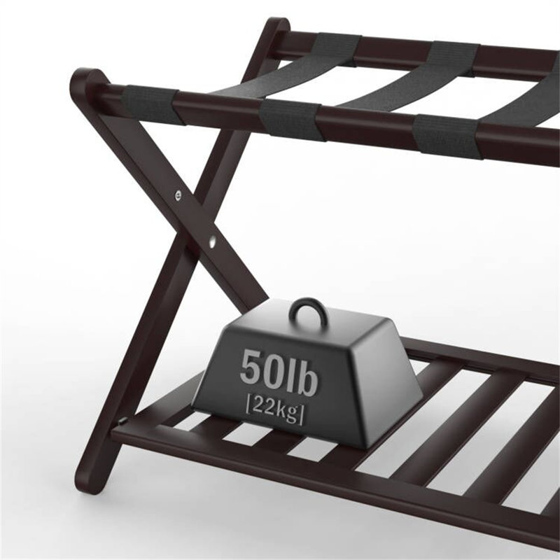 Porte-bagages pliable à 2 niveaux