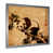 Impression argent sur toile encadrée