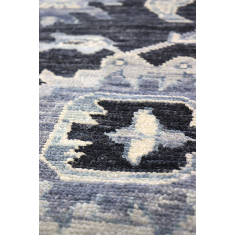 Sultanabad Wool Oriental Area Rug in Gray/Charcoal/White, Rectangle 8'9" x 11'7"