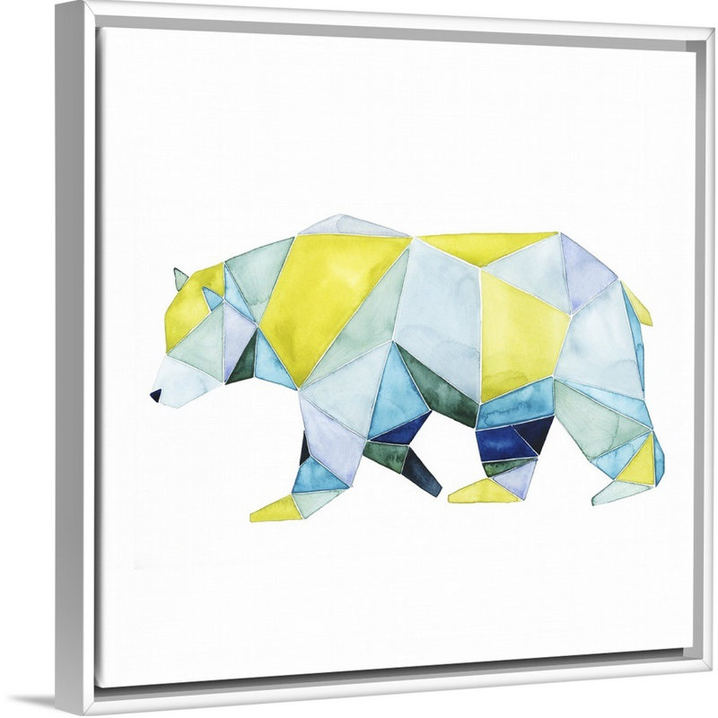 Art sur toile Polla, Cadre flottant blanc, H 30 po x l 30 po x P 1,75 po