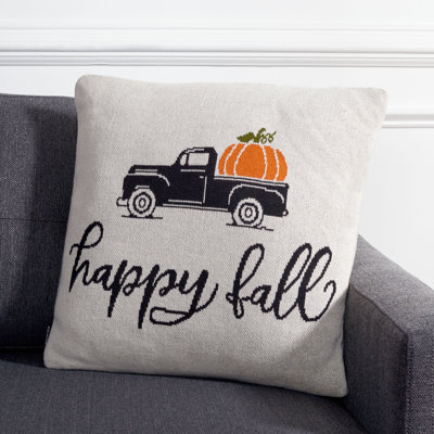 Cotton Reversible Throw Pillow