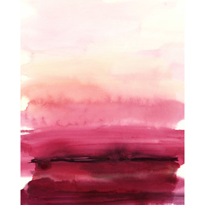 Raspberries View Print by Sofia Fox