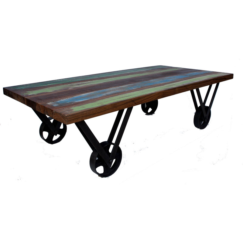 Hashmi Solid Wood Four Leg Coffee Table