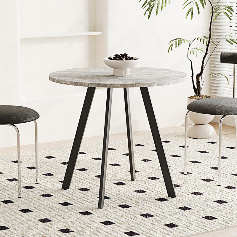 Table de salle à manger moderne et minimaliste circulaire