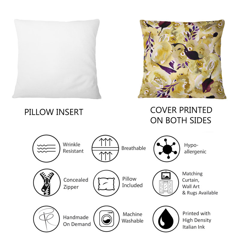 Abstract Throw Pillow