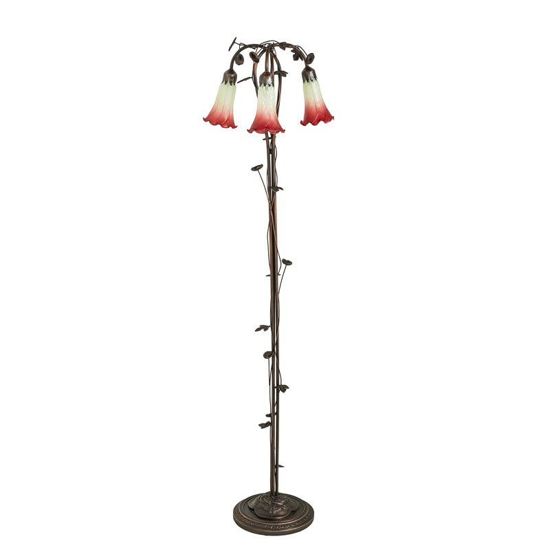 Sinagra Tree Floor Lamp, Red/White