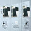 Azamat 30"H Recessed or Surface Mount Frameless LED Medicine Cabinet With  Adjustable Shelves-505742996-505742998