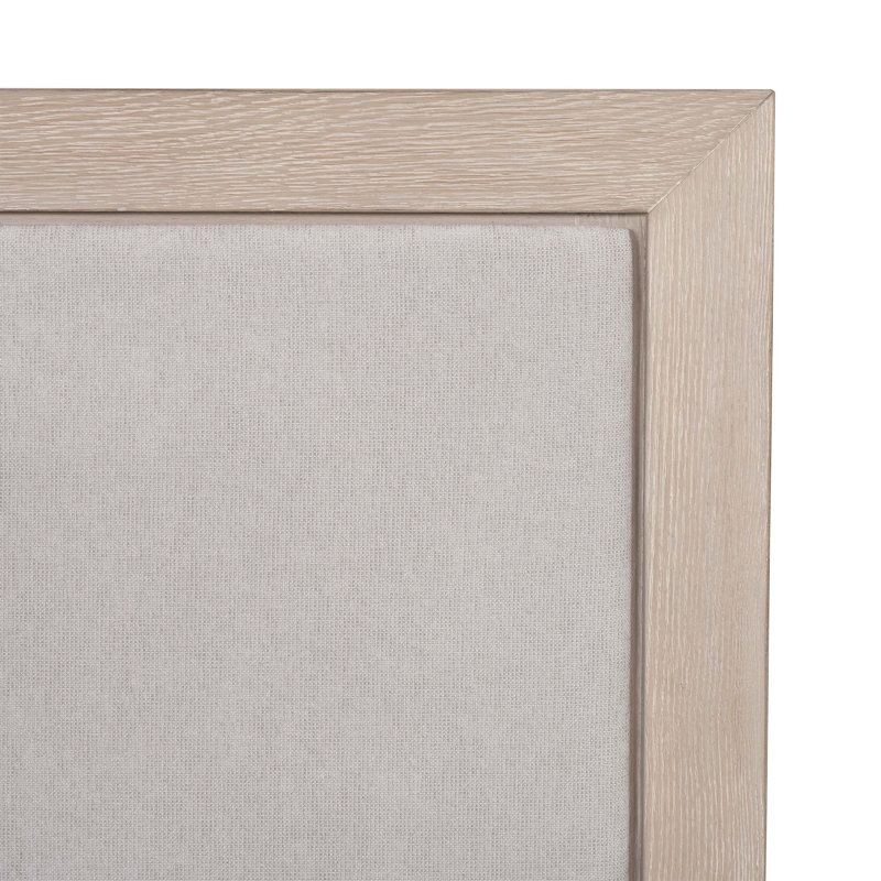 Ensemble de chambre à coucher Schell, Beige, 5 Pcs: Bed, 2 Nightstands, Mirror, Dresser, Très grand lit