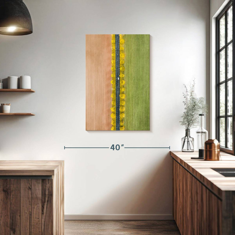 Mehar France Rural Autumn Scene, 36" H x 24" W