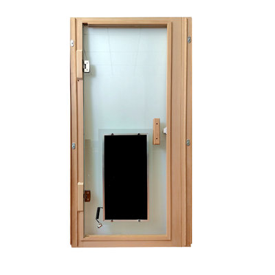  One-Person Sauna Room Front Door, Only Door, Woooden Sauna Room, For Garden