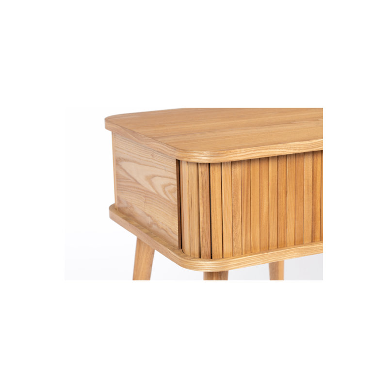 Barbier Solid Wood End Table, Brown, Brown