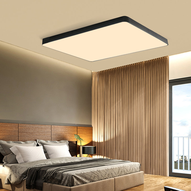 Carrazco Acrylic LED Flush Mount, Black