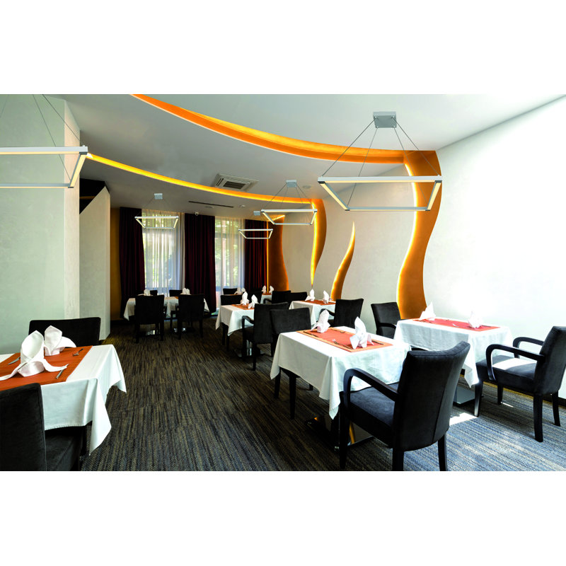 Giacinta 1 - Light White LED Square/Rectangle Pendant