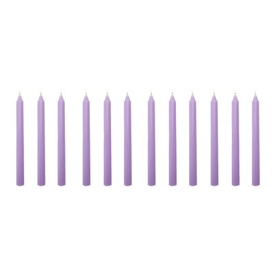 Haight 10" Unscented Column Purple 12/Disp - Set Of 12
